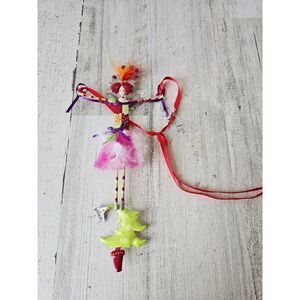 Believe metal girl ornament fashionista large ornament decor Xmas tree holiday